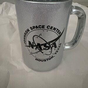 NASA Johnson Space Center Silver Mug